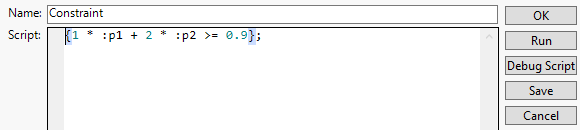 Example Constraint