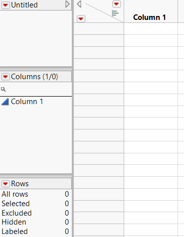 A New Data Table