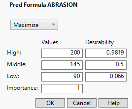 Response Goal Window