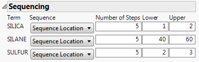 Sequencing Settings