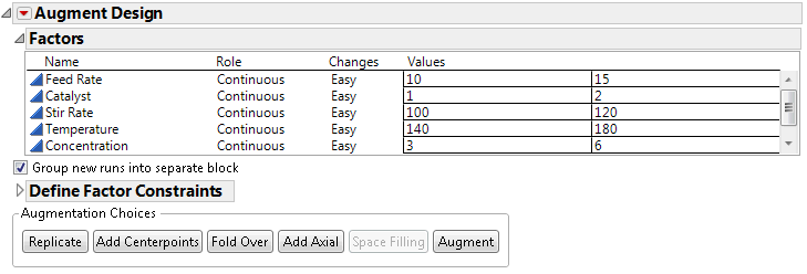 Choose an Augmentation Type